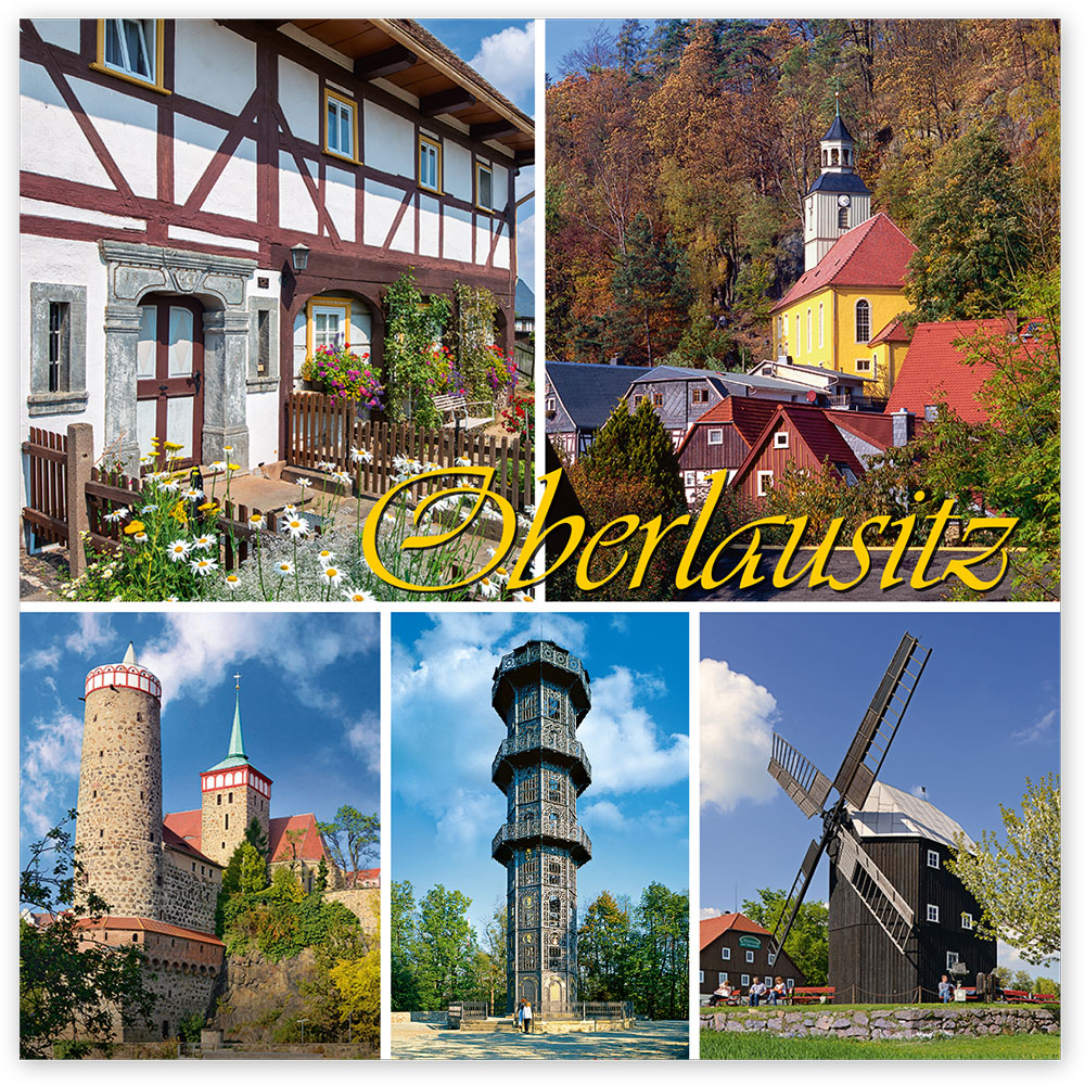 Magnet Oberlausitz – Die schönsten Ansichten der Oberlausitz (Collage)