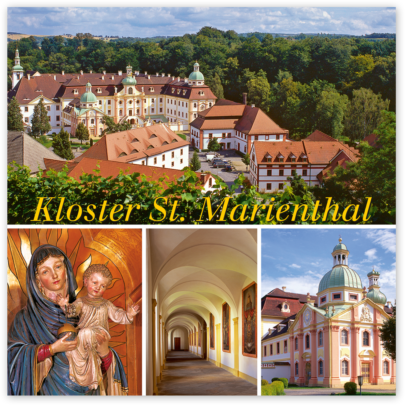 Magnet Görlitz – Die schönsten Ansichten des Klosters St. Marienthal (Collage I)