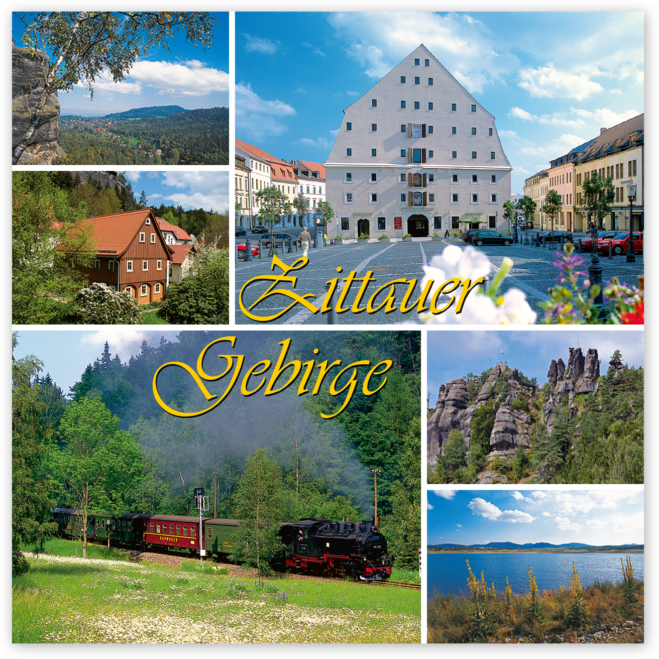 Magnet Zittauer Gebirge – Collage