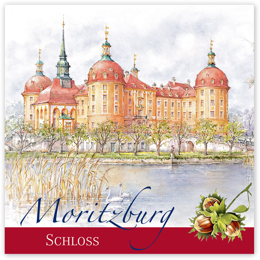 Magnet Moritzburg – Das Schloss Moritzburg als Aquarell