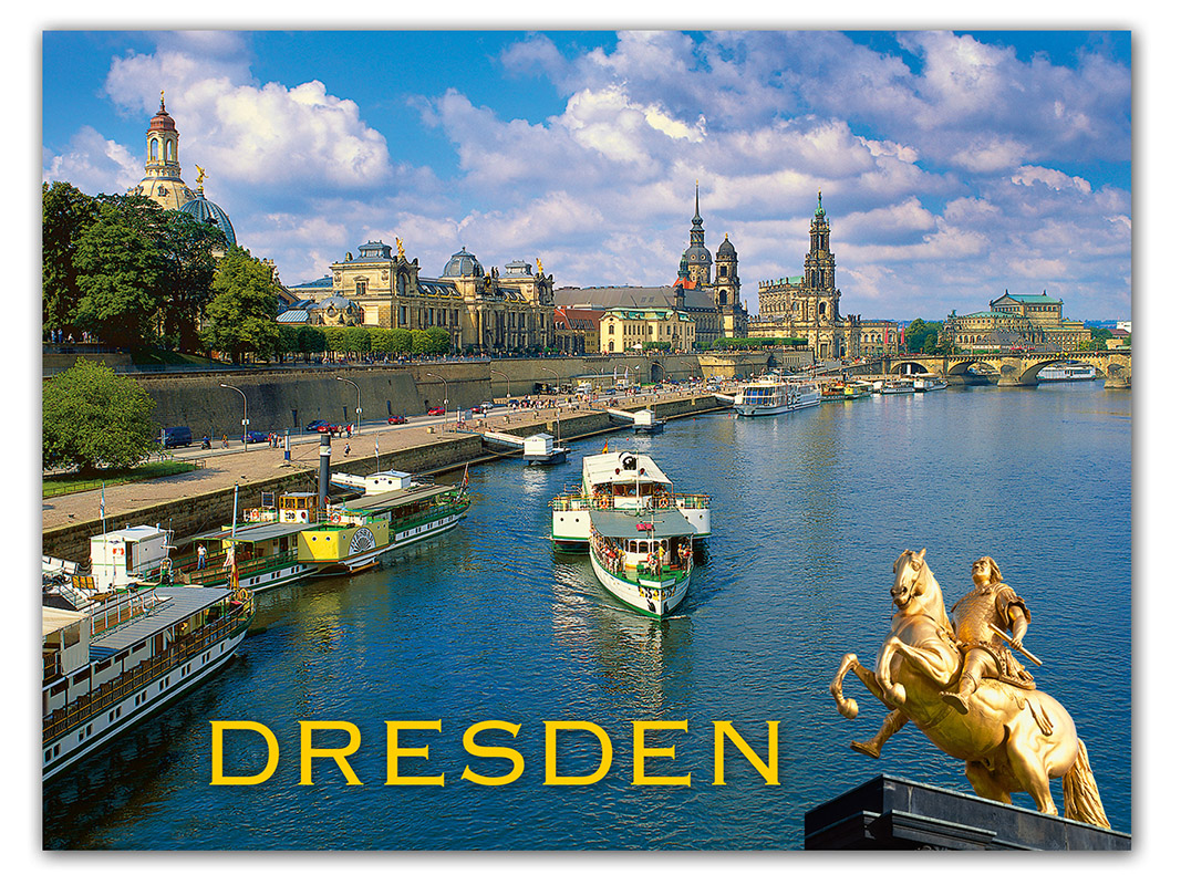 MN 0218 | Magnet Dresden – Altstadtpanorama mit Goldenem Reiter