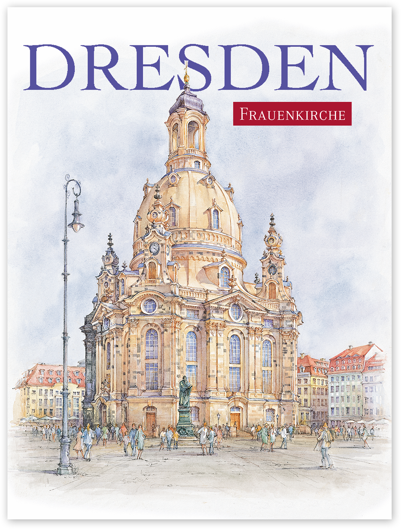 Magnet Dresden – Frauenkirche Aquarell