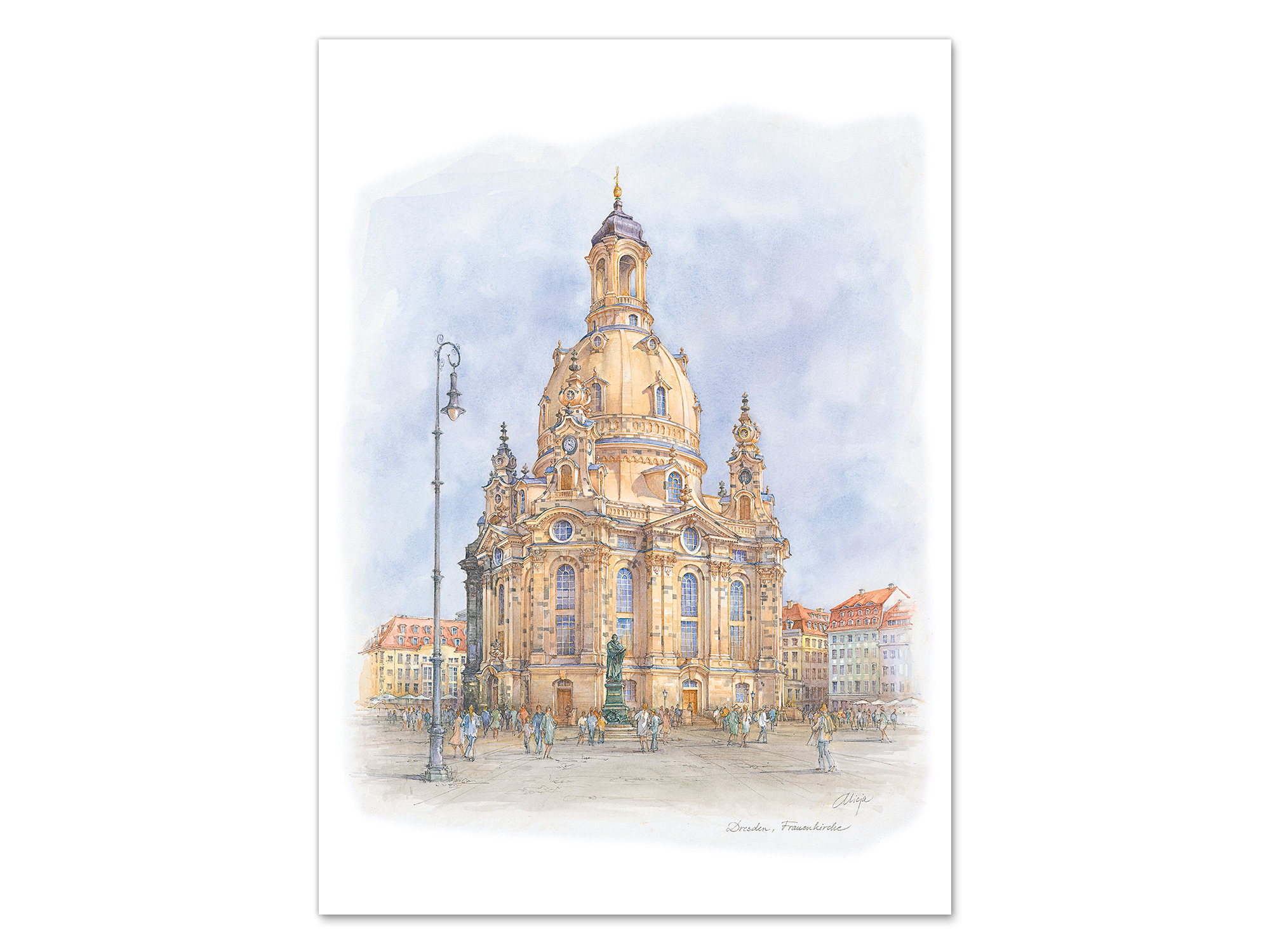 Kunstdruck Dresden – Frauenkirche