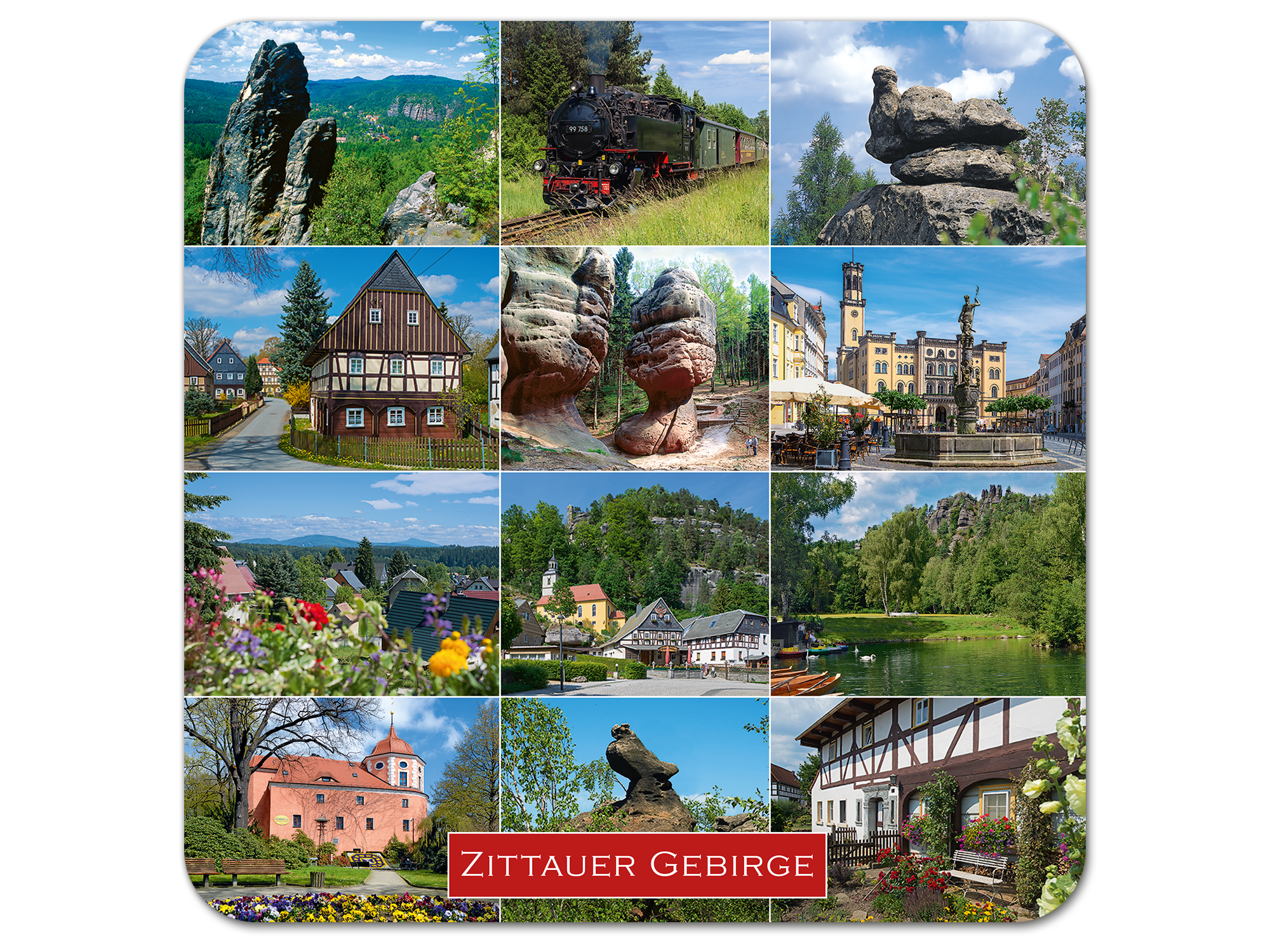 Korkuntersetzer Zittauer Gebirge