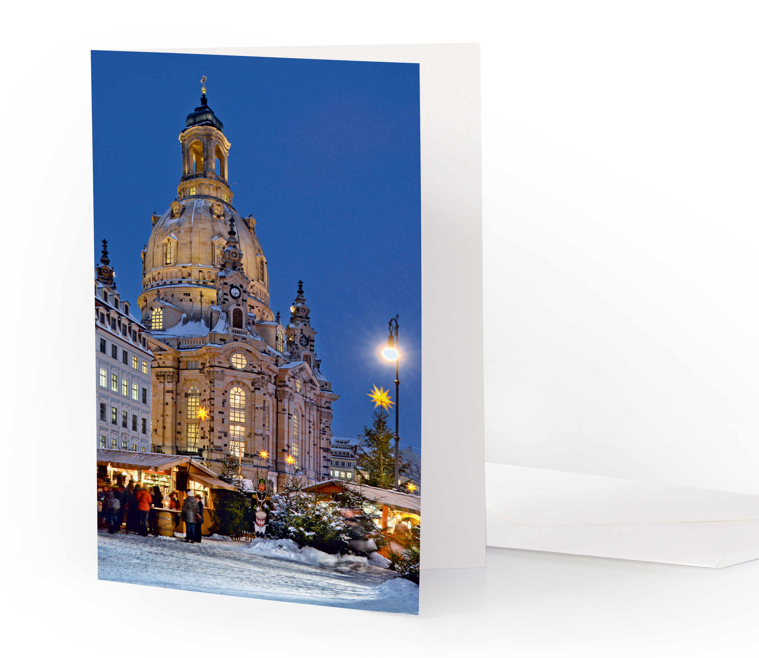 Weihnachtskarte Dresden – Frauenkirche