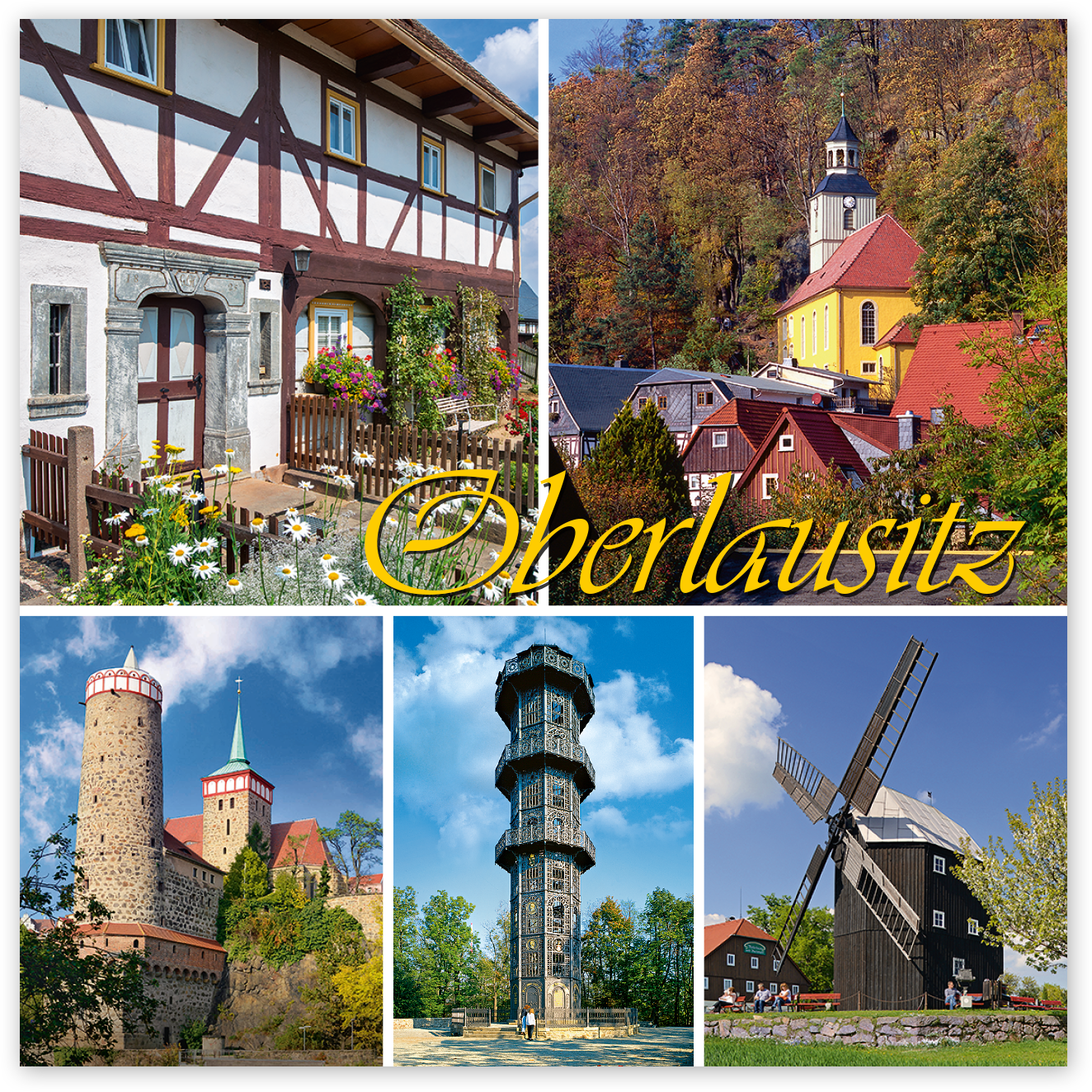 Magnet Oberlausitz – Die schönsten Ansichten der Oberlausitz (Collage)